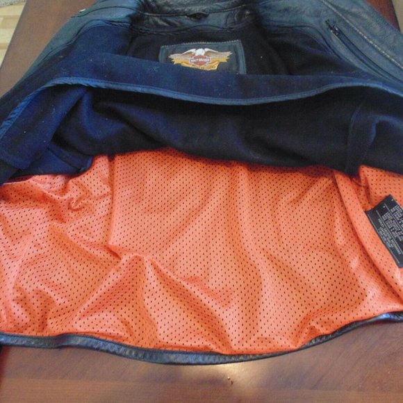 Harley Davidson Leather Womens Jacket EXC.. - Picture 5 of 7